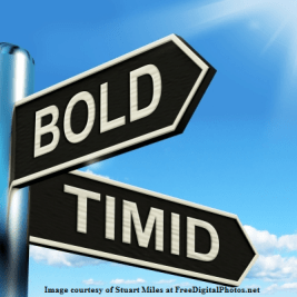 Bold and Timid