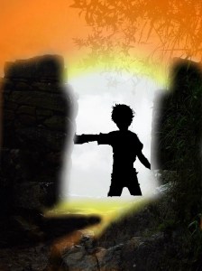 Daniel at Intipuncu in the sun