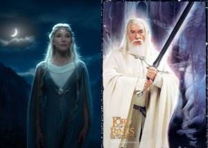 Galadriel and Gandalf